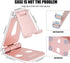 Urmust Cell Phone Stand for Desk Adjustable Foldable Phone Holder for Office Portable Desktop Dock Compatible with iPhone 15 14 13 12 11 Max Pro X...