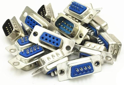 XJSXZC Computer DB Male Female Solder Type Adapter D-SUB Connector 10 Pairs (DB9)...