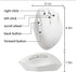 ELECOM Bluetooth Mouse Ergonomic shape, Silent Click, 18-Month Battery Life, 2000DPI, 5 buttons, Optical Sensor, Compatible with PC, Mac, Laptop, ...