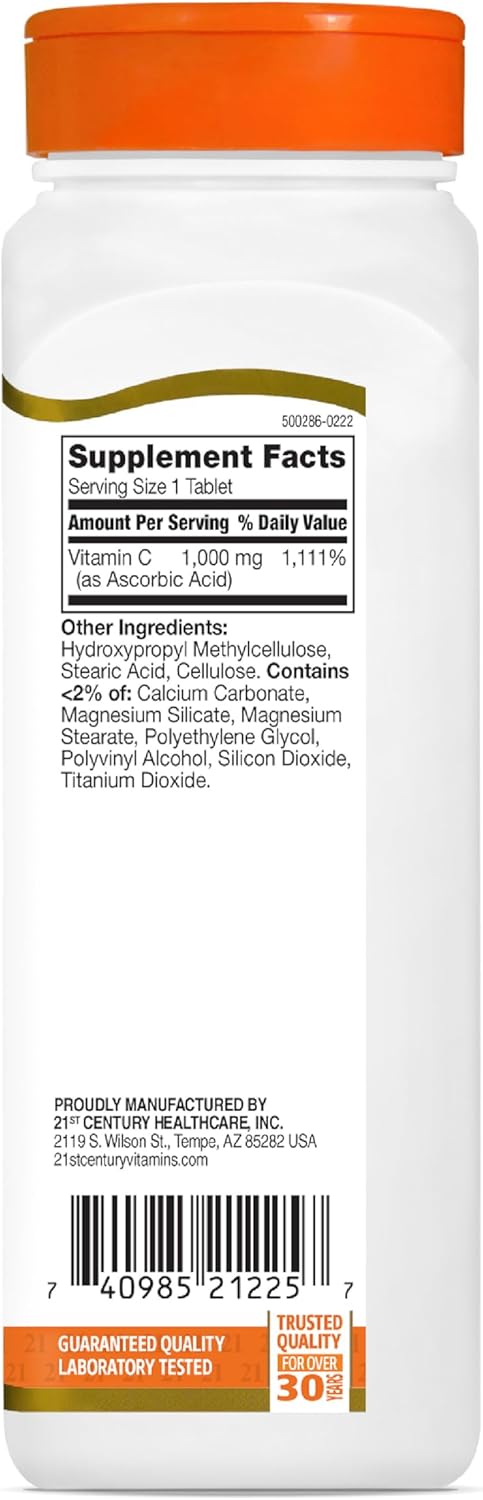 21st Century C 1000 mg Prolonged Release Tablets 110 Count...