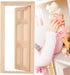 1:12 Doll House Mini Wooden Door, DIY Hollow Wooden Door Set Simple Styling 1: 12 for Dollhouse Living Room for Your Interior Model...