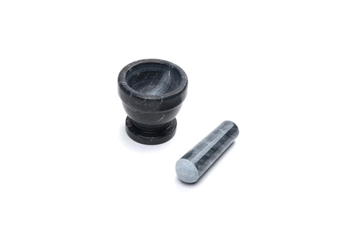 Fox Run Marble Mortar and Pestle Set, Black, 4.5"...