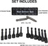 14PC Power Magnetic Nut Driver Drill Bit Set Socket Bit Adapter metric&SAE Socket for Wrench Screw 1/4" Driver Hex...