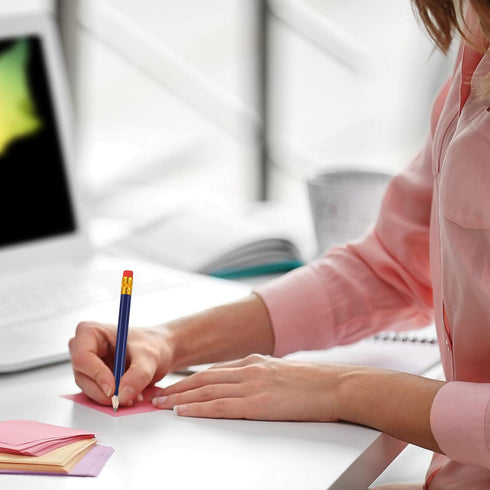 Zonon 24 Pieces Back to School Small Pencils Half Pencils Golf Pencils with Eraser Easy to Hold Graphite HB Pencils for Baby Shower Bridal Shower ...