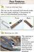 CAMPINGMOON Fire Blowing Stick Split Type Compact Fire Starter MS-43...