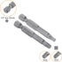 2pcs SQ3 SQ4 Square Screwdriver Bit 1/4" Hex Shank 2" Length Magnetic Security Screw Driver Power Tool...