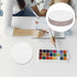 8PCS 10CM Round Canvas Drawing Board Premium Art Painting Board Artist Round Shape Canvas Board Oil Paint Canvas Sketchpad canvases for painting,a...