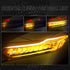 OPP ULITE Switchback Led Strip Light, Amber Turn Signal White DRL, 24 Inch Flexible Headlight Stirp Tube Lights (White Amber WYDT-60)...