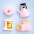 4 Pink Fridge Magnets, Cute 3D Pink Kitchen Appliances with Strong Magnets for Kitchen Home Class Office, Funny Decorative Refrigerator Magnets...