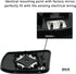 Right Passenger Side Heated Mirror Glass Replacement For Altima Sentra 2013 2014 2015 2016 2017 2018 - for Altima Sentra Side Mirror Glass With Re...