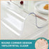 14x24 inch Clear Table Protector Plastic PVC Desk Protector Tablecloth Cover Office Desk Pad Mat Wood Furniture Glass Dining Tabletop Countertop P...