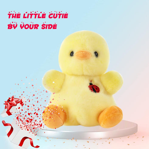 8" Duck Stuffed Animals Plush, Cute Plushies for Animal Themed Parties Teacher Student Award, Animal Toys for Baby, Boy, Girls, Great for Nursery,...