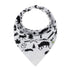 Pickle & Olive Reversible Baby Teething Bibs - Attached Heart Shaped Teether - Monochrome - Set of 2...