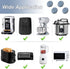 Kitchen Appliance Sliders, 16pcs DIY Adhesive Appliance Movers for Air Fryer Coffee Maker Easy Moving Saving Space (Grayish Blue)...