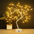 Lake Industries 20" LED Firefly Tree Lights | Bonsai - Bedroom, Desk Top, Table Lamp Decoration | USB/Battery Operated | Touch Switch | DIY Adjust...