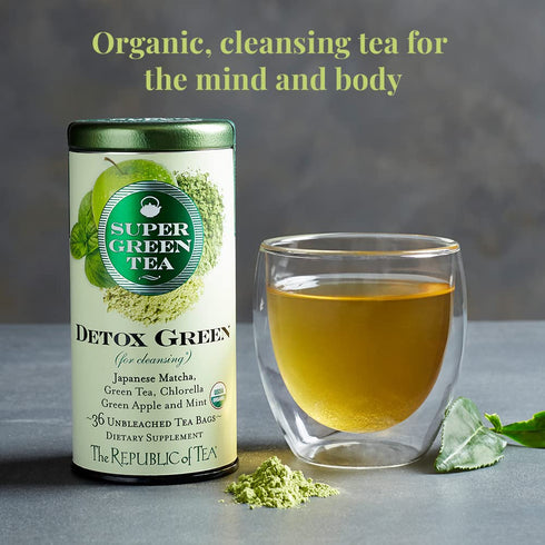 The Republic of Tea, Tea Detox Green Organic, 36 Count...