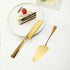 Today's Present Gold Wedding Cake Knife and Server Set, Stainless Steel Cake Cutting Set for Wedding Include Cake Knife And Cake Pie Server Perfec...