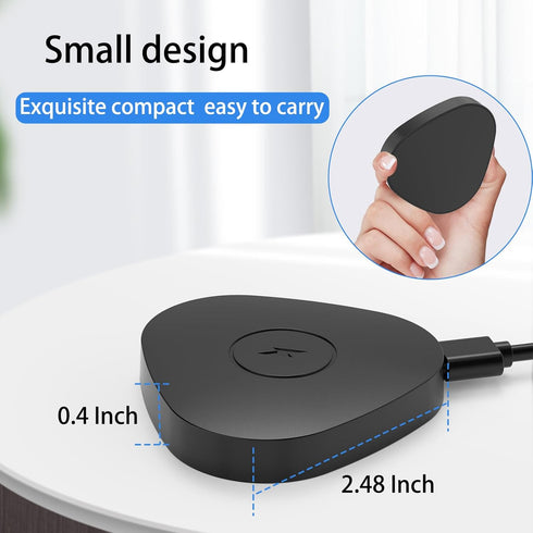 Wireless Charger Compatible with Sonos Roam Gen 2nd/1st, Magnetic Charging Base, Power up Charging Dock for Portable Bluetooth Speaker for Sonos R...