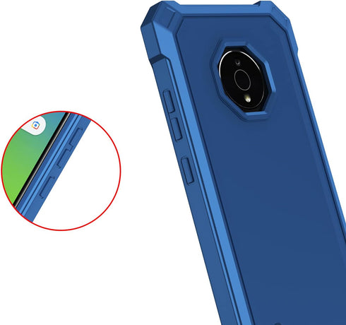 for Nokia C200 case, with Tempered Glass Screen Protector 360 Full-Body Soft TPU Bumper Shockproof Silicone Protective Phone Cover Case for Nokia ...