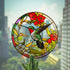 Stained Glass Hummingbird Window Clings Anti-Collision Window Decals Summer Window Stickers Static Clings Birds Strikes on Window Glass Non Adhesi...