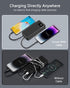 Portable Charger, 20000mAh Power Bank with 2 Built-in Cables, 22.5W Fast Charging with Screen, Travel Battery Pack for i Phone, i Pad, Samsung, Go...