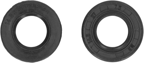 Engine Oil Seal, 2 Pcs Rubber Oil Seal Motorized Bike Parts for 49cc 50cc 66cc 80cc 2 Stroke Engine...