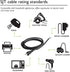 6Ft 18 Gauge 3 Prong Heavy Duty Universal AC Appliance Replacement Power Supply Cord Cable with Open End, SJT 18AWG US Plug 10A/125V 1250W, Black...