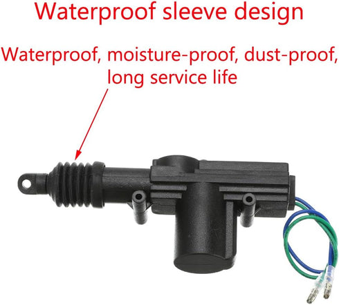 ESUPPORT Universal Car Heavy Duty High Power Door Lock Actuator 2 Wire 12V Pack of 2...