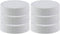 Pinnacle Mercantile Plastic Mason Jar Regular Mouth Screw-On White Lids-6 Pack-Standard Size Jar Storage Caps-BPA Free - Made in USA...