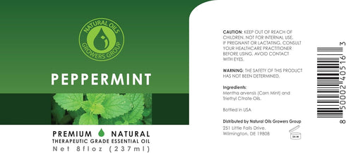 8 oz - Peppermint Essential Oil - Therapeutic Grade Peppermint Oil - 8 Ounce Bottle...