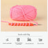 Yarn for Crocheting, 5X50g Easy Yarn, Beginner Yarn for Crocheting with Easy-to-See Stitches, Complete Cotton Nylon Chunky Yarn for Crocheting and...
