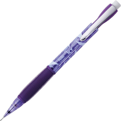 Pentel Icy Automatic Pencil, 0.5mm, Violet Barrel, Box of 12 (AL25TV) (Appearance may vary)...