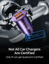 Fast Car Charger Fast Charge AINOPE USB Car Charger Adapter 36W All Metal Mini Cigarette Lighter USB Charger Quick Charge Compatible with iPhone 1...