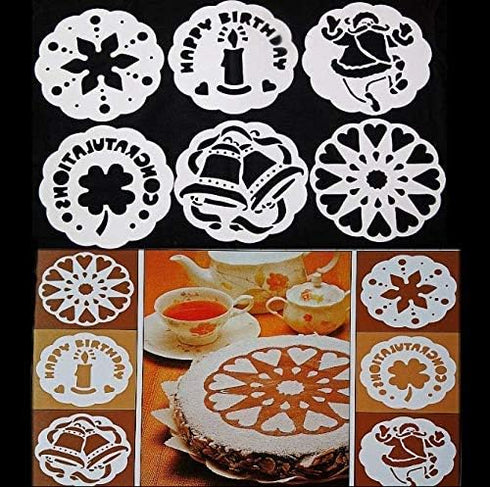 15-Pack Magnoloran Wedding Cake Stencils Cake Templates Spray Floral Cake Molds, Baking Tools, Dessert Decorating Molds...