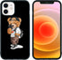 FANXI Stylish Bear Phone Case for iPhone 12/12 Pro 6.1 Inch - Shockproof Protective Cute Cool Bear Phone Case Designed for iPhone 12/12 Case for M...