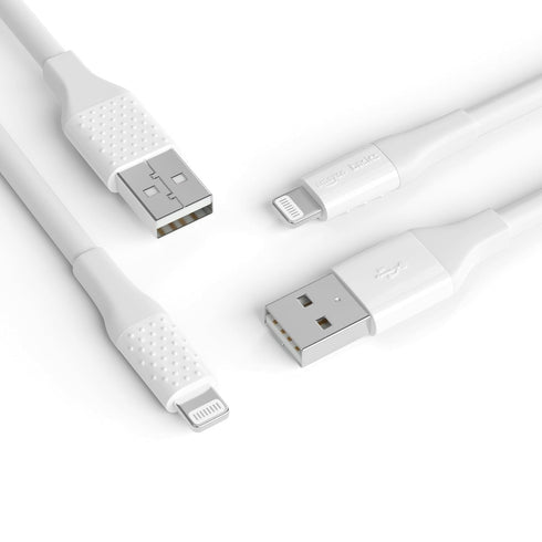 Amazon Basics - 1-Pack USB-A to Lightning ABS Charger Cable, MFi Certified for Apple iPhone 14 13 12 11 X Xs Pro, Pro Max, Plus, iPad, 10,000 Bend...