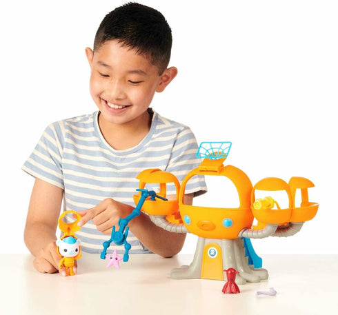 Octopod Playset | 6 Pieces Including Deep Sea Captain Barnacles & Net Launcher...