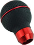 Abfer 5 Speed Shift Knobs Leather Shifter Knob Car Gear Shifting Lever Extension Fit Most Automatic Manual Vehicle (Red Line)...