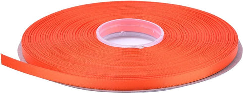 Ribest 1/4 inch 50 Yards Solid Double Face Satin Ribbon Per Roll for DIY Hair Accessories Scrapbooking Gift Packaging Party Decoration Wedding Flo...