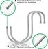 SumDirect S Hooks for Hanging - 100P 3inch Stainless Steel S Shaped Hooks,Metal Silver S Hooks...