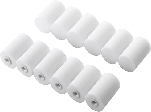 Foam Paint Roller, Sponge Paint Roller Sleeve, High Density Foam Mini Roller Covers,2", Pack of 12...