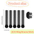1040 Pcs Black Braces Rubber Bands Orthodontic Ligature Ties O-Rings Elastic Bands for Braces (Black)...