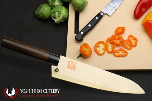 Yoshihiro Natural Magnolia Wood Saya Cover Blade Protector for Gyuto 210mm...