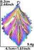 Jude Jewelers Stainless Steel Classic Plain Tree Leaf Style Summer Holiday Pendant Necklace...