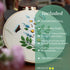 Embroidery Kit for Beginners?Plants Flowers Pre-Stamped Pattern Kits for Adults with Hoop, Easy to Follow Needlework (Butterfly Flower)......