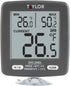 Taylor LCD Display Digital Kitchen Refrigerator/Freezer Kitchen Thermometer Min/Max on Display, 2 inch display, Gray, 1 Count (Pack of 1)...