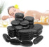AKOAK 4 Pcs Professional Massage Hot Stone Natural Heat Retention Basalt Stone for Spa, Massage Therapy and Relaxation,3.14" Dia....