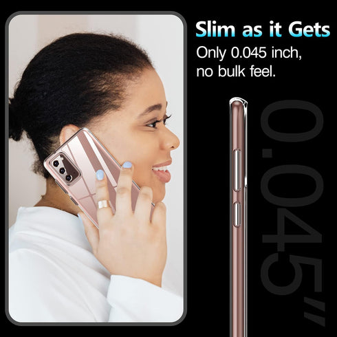 Rayboen for Samsung Galaxy Note 20 Case, Crystal Clear Shockproof Protective Durable Slim Fit Phone Cover for Galaxy Note 20 5G with Transparent H...