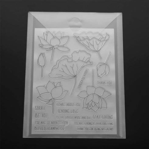 Large Stamp & Die Storage Pockets Resealable Clear Plastic Seal Bags Storage Case for Cutting Dies Stencil Album Stamp Crafts for DIY Scrapbooking...