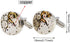 Movement Cufflinks Steampunk Watch Mens Shirt Vintage Watch Cuff Links Business Wedding Gifts...